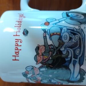 CHRISTMAS #3 VINTAGE 2002 Harley Davidson Motor American Legend Mug